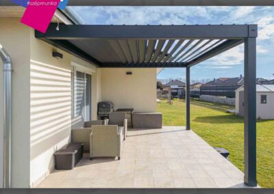 Bioklimatikus pergola Győrszemere JOLA