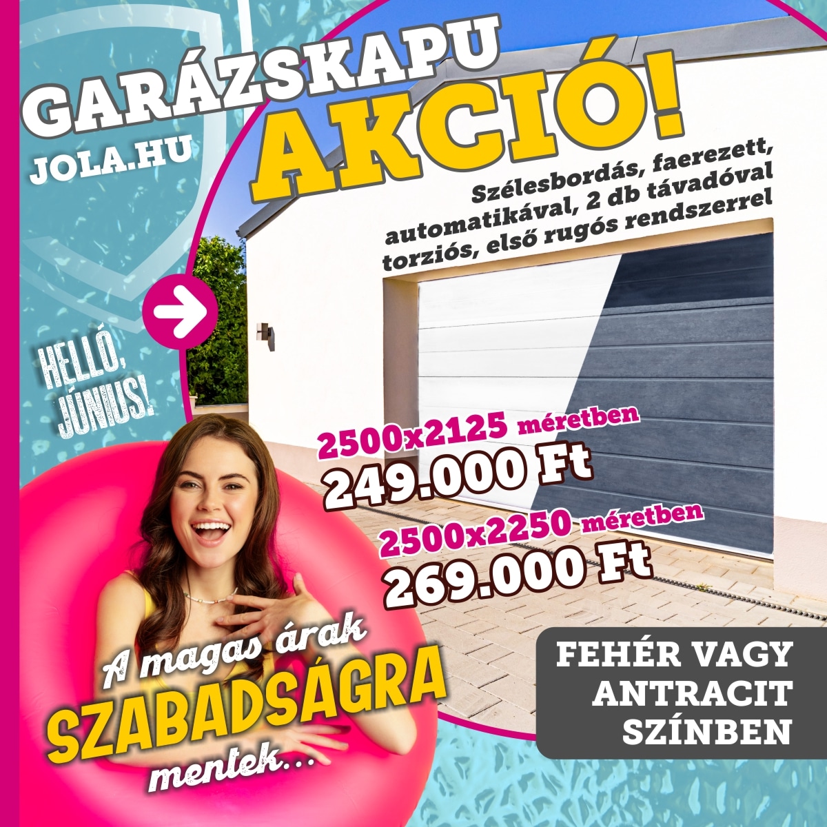 Helló Júniusi akcióink!