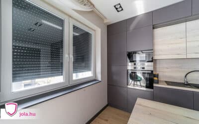 Antracit alumínium redőny és beltéri ajtók – nyíregyházi munkánk