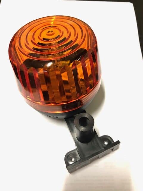 Jola redőnykapu homlokzaton elhelyezhető sárga figyelmeztető villogó lámpa