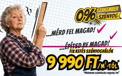 Keretes, kefés fix szúnyoghálók