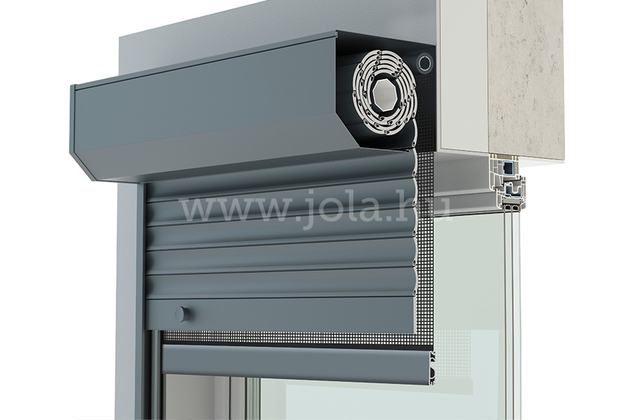 Szúnyoghálóval kombinált külső redőny