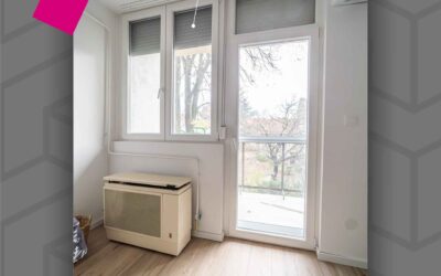 Külső tokos, fehér műanyag redőny – zalaegerszegi munkánk