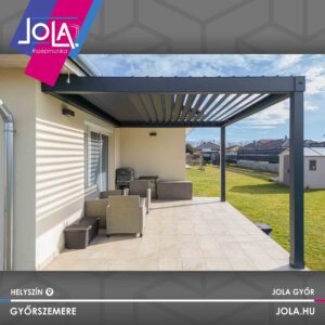 Bioklimatikus pergola Győrszemere JOLA
